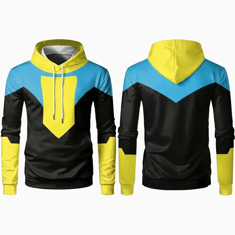 2026 Invincible 3D Print Hoodie Thin Mark Grayson Cosplay Sportswear Mens And Womens Outdoor Fashion Gift Long Sleeved Top 260916