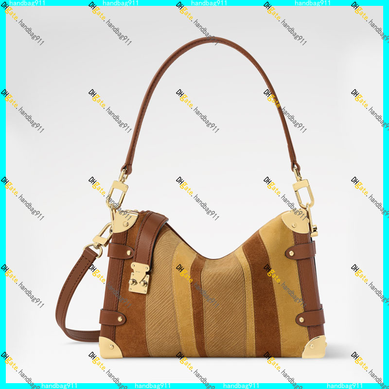 Designer Bag MM SIDE TRUNK Bag Color Blocking Full Leather Soft Box Bag Luxury Totes Handbag Shoulder Bags Crossbody Bag 10A TOP Mirror Quality Pouc