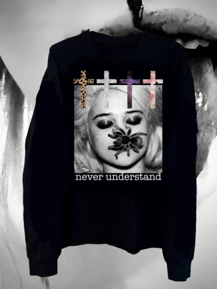 Cross-border 2026 personalized printed round-neck sweatshirt, long-sleeve T-shirt, pullover, retro outerwear, street style fb