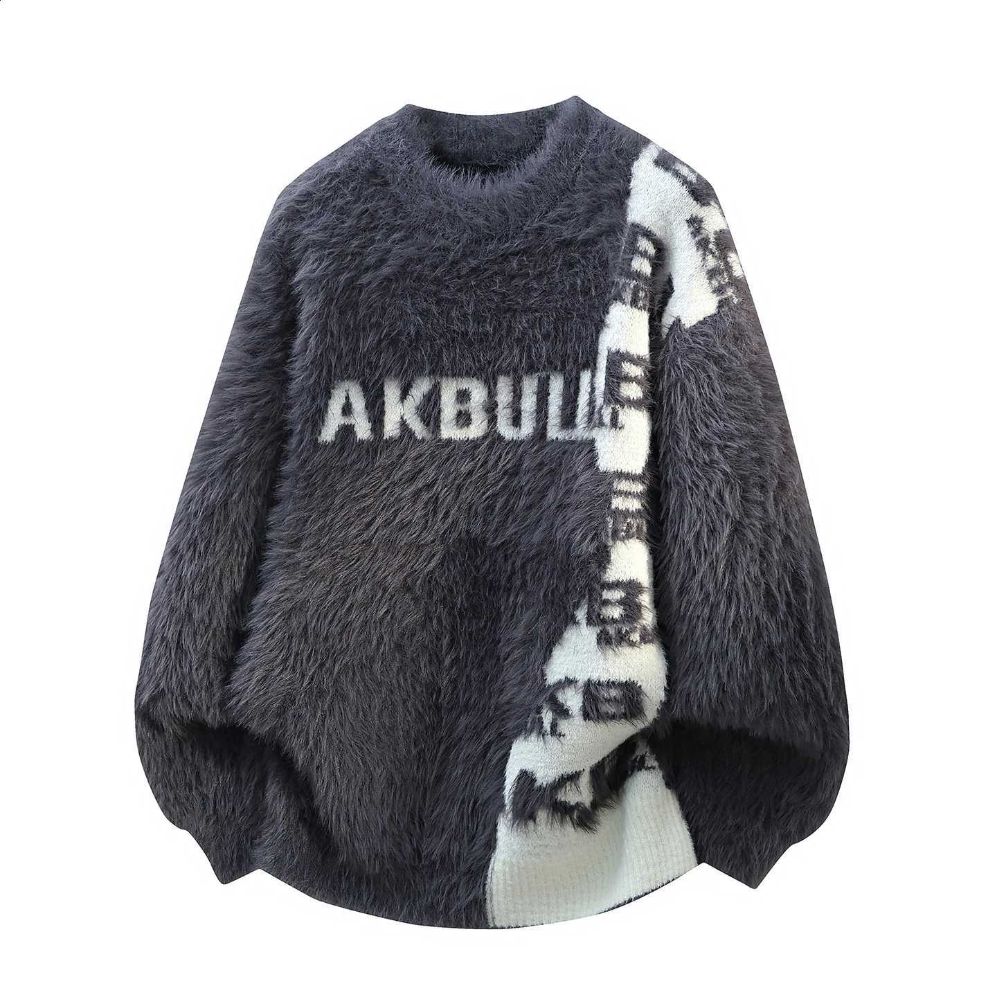 2026 Men Pullovers Casual Knit Winter Fashion Letter Pattern Sweater Mens Thick Warm Knitted Sweaters round neck StreetwearW260915