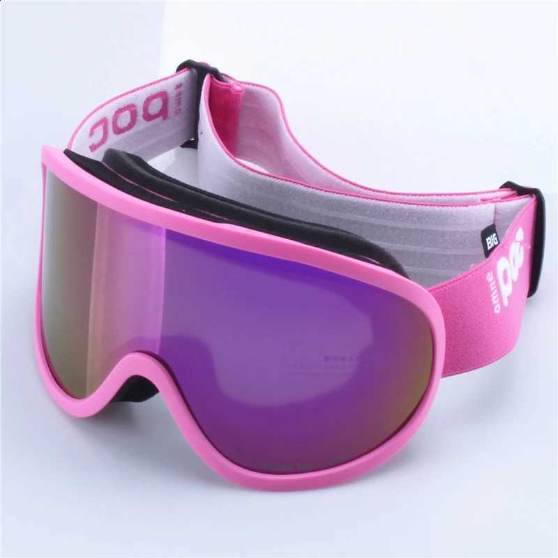 Double Retina Brand Ski Goggles Layer Anti-Fog Big Ski Mask Glasses for Men And Women Snowboarding Clarity N260916