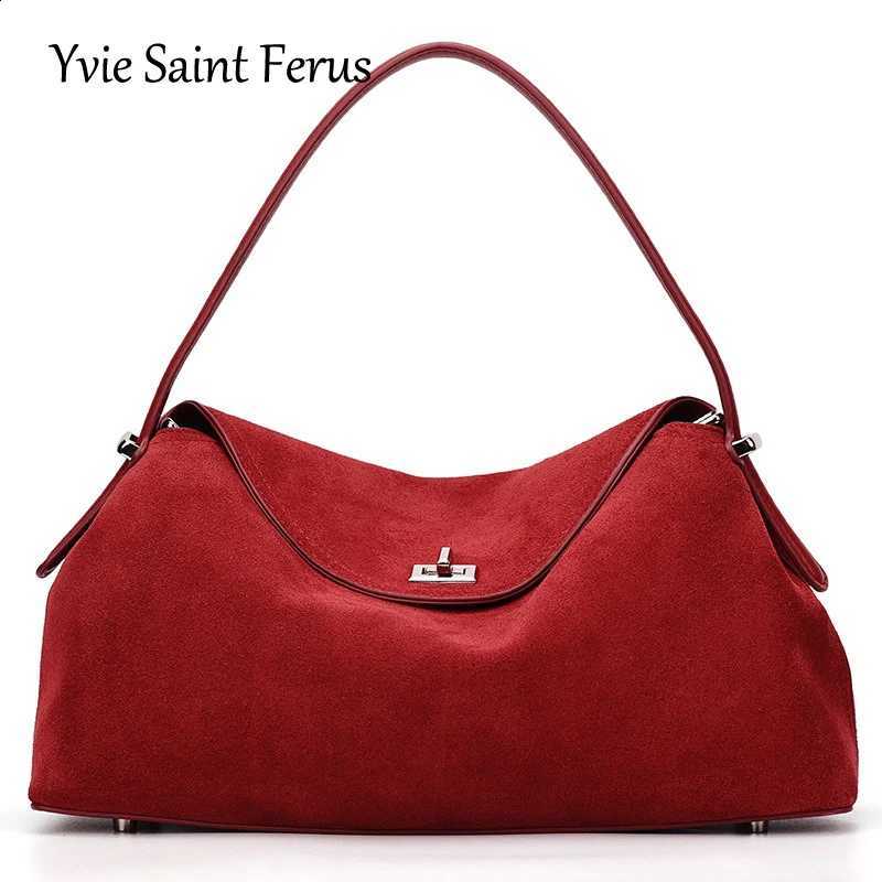 Women Sale 2026 Genuine Hot Leather Tote Bag Female Fashion Versatile Suede Leather Handbag Lady Shoulder Bags H260905