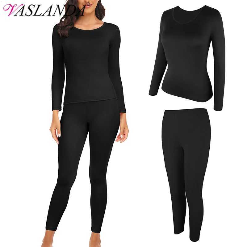 Long Johns Thermal Underwear Sets Winter Women Clothes Warm Lingerie Long-Sleeved Trousers 2 Pieces Seamless Thermal Pants H260916