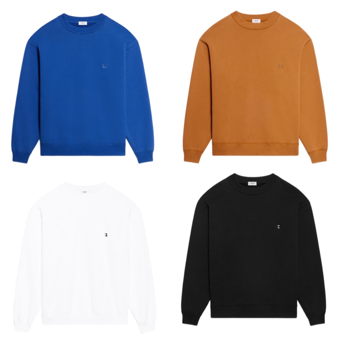 Fr Ce Designer Embroidery Logo Plus Size Big Size Autumn Men's Sweatshirt Pullovers Loose Casual Long Sleeve Durable Cotton Boys Juniors Sports