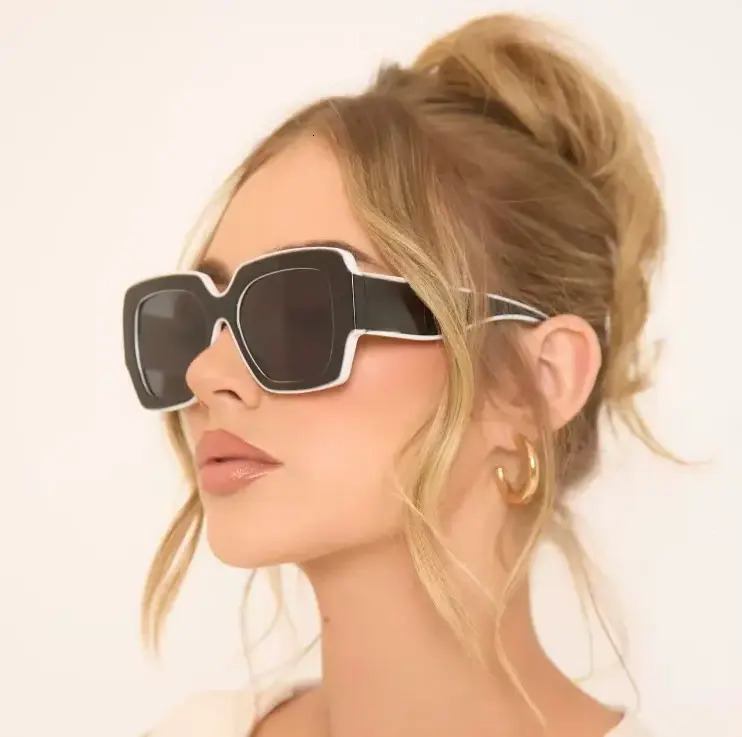 Sunglasses NEW Mens Womens Designer Letters Luxury Frame Letter Lunette Sun eyewear shades Glasses For Women Oversized Polarized Senior Shades UV Pr