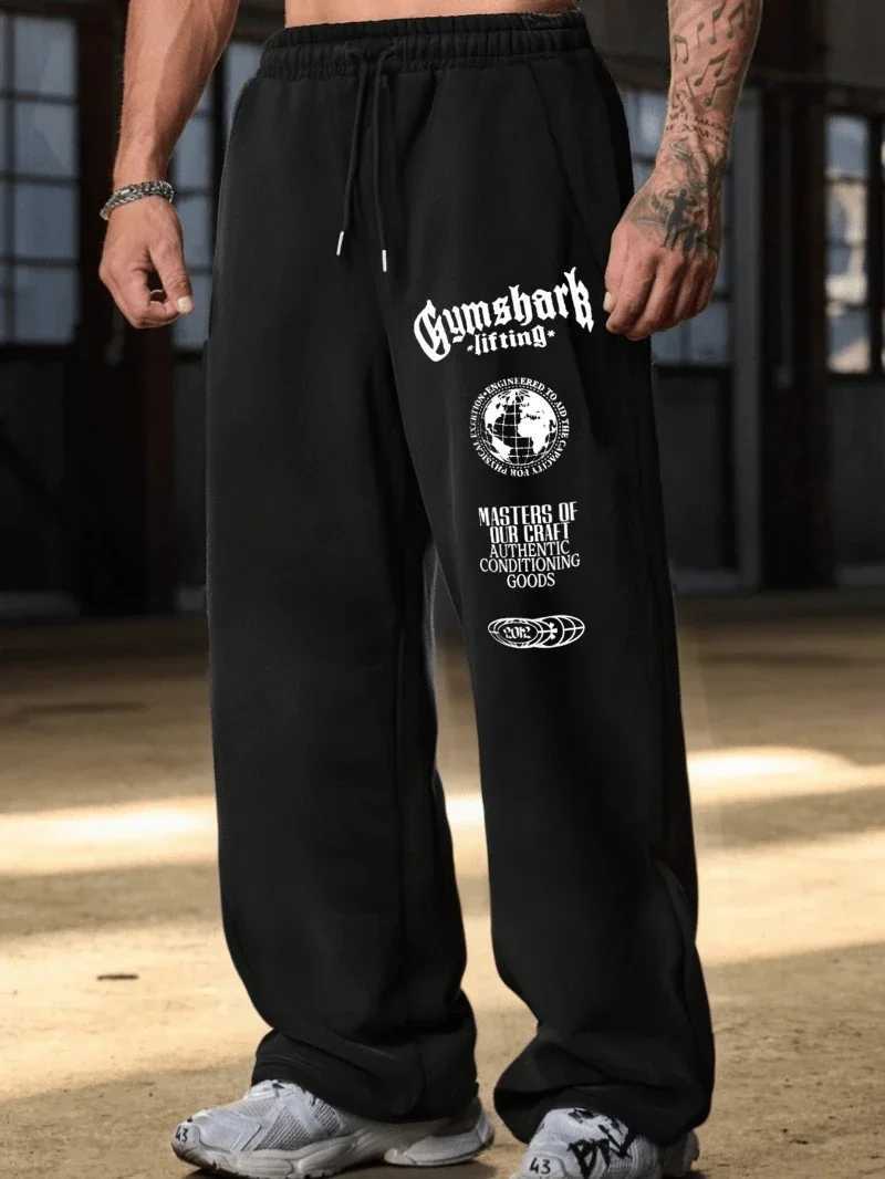 Hot-selling high strt hip-hop casual pants. Men's Harajuku Y2K fall/winter style ultra-cool loose straight pants. Q260917