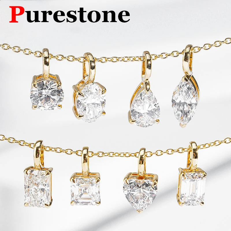 Classic Women's Diamond Necklace Simple Original 925 Sterling Silver Jewelry Premium Clavicle Chain for Women 260915