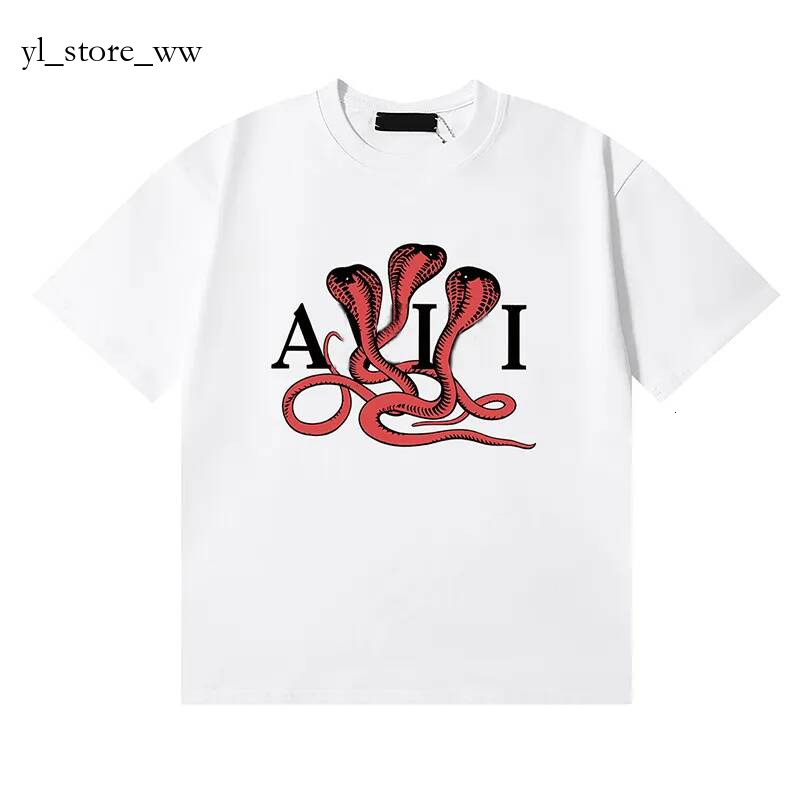 Amiritee Shirt Men's Fashion Style Cotton Amirim T Shirt Vintage Designer Casual Short Sleeve Tops Graphic Tee Clothing Luxury Streetwear Miria