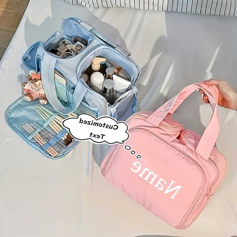 Large-Capacity Toiletry Personalized Bag Multifunctional Makeup Pouch Ideal for Back-to-School And Christmas Gift IdeasT260917