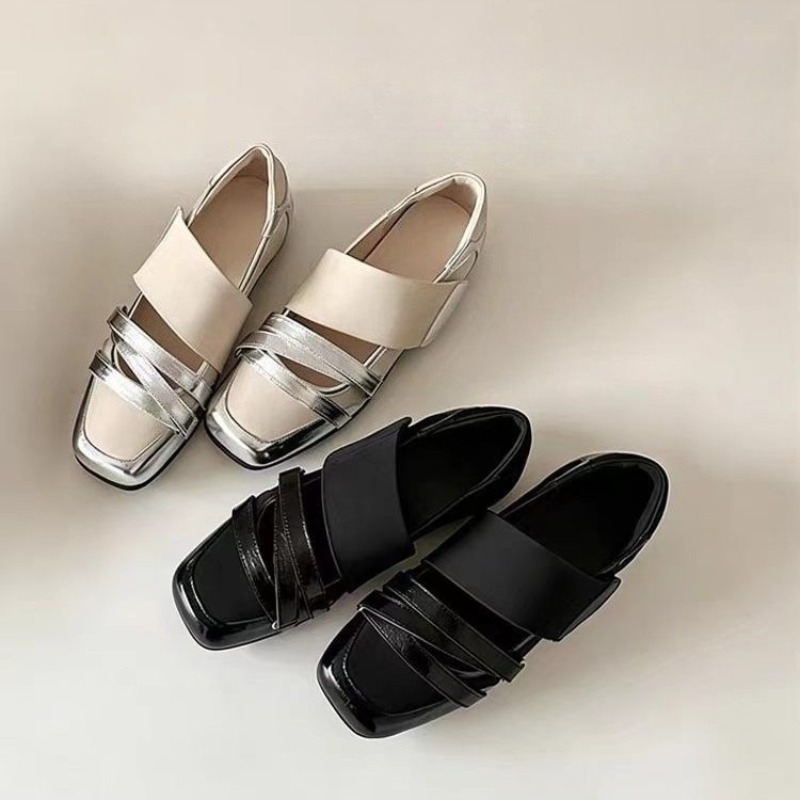 Shallow Mouth Niche Ballet Shoes Women's French Retro High-end Design Sense Fashionable Sports Style Casual Shoes
