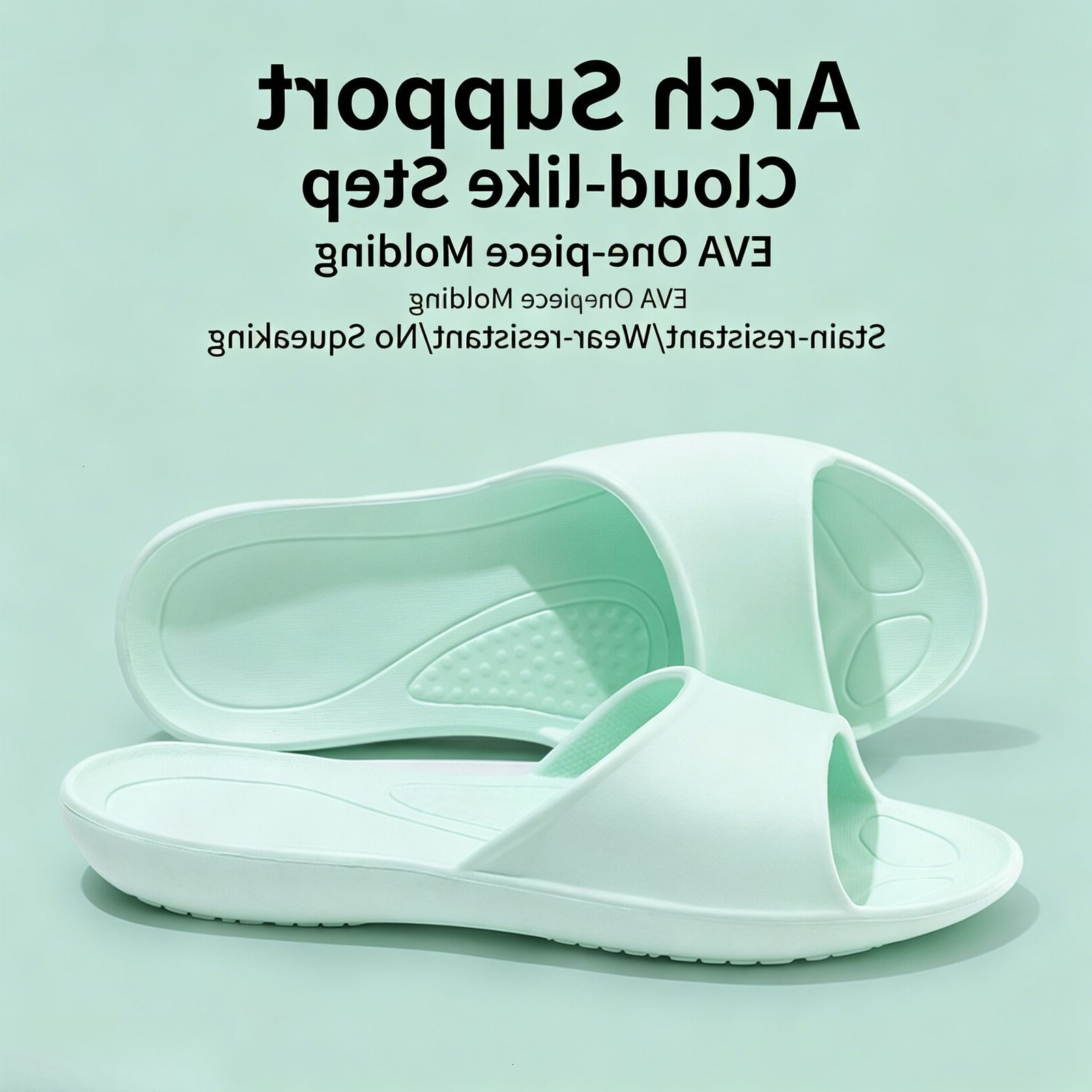 Men Shoes 2026 New Taiwan Version Arch Support Women Home Bathroom Bathing Non Slip Cool Slippers Breathable For Men Summer Footwear