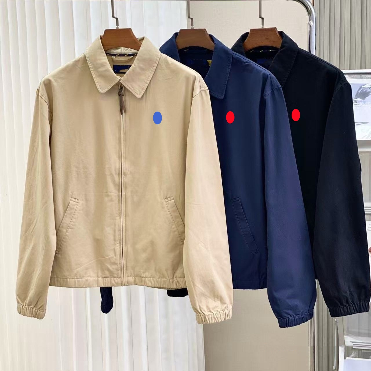 Free shipping. High-quality original single piece with all three labels and complete details. Old money style. Button-up casual jacket for men. Blac