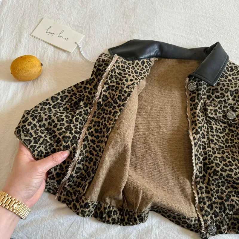 Leopard Coat Children's 2025 Spring and Autumn New Boys' Casual Top Personalized Trendy Baby Pocket JacketT260916