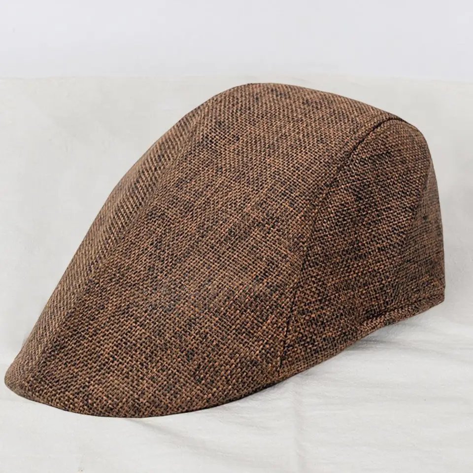 Breathable Beret Cap Vintage Street Style Unisex Classic Hat for Men Women