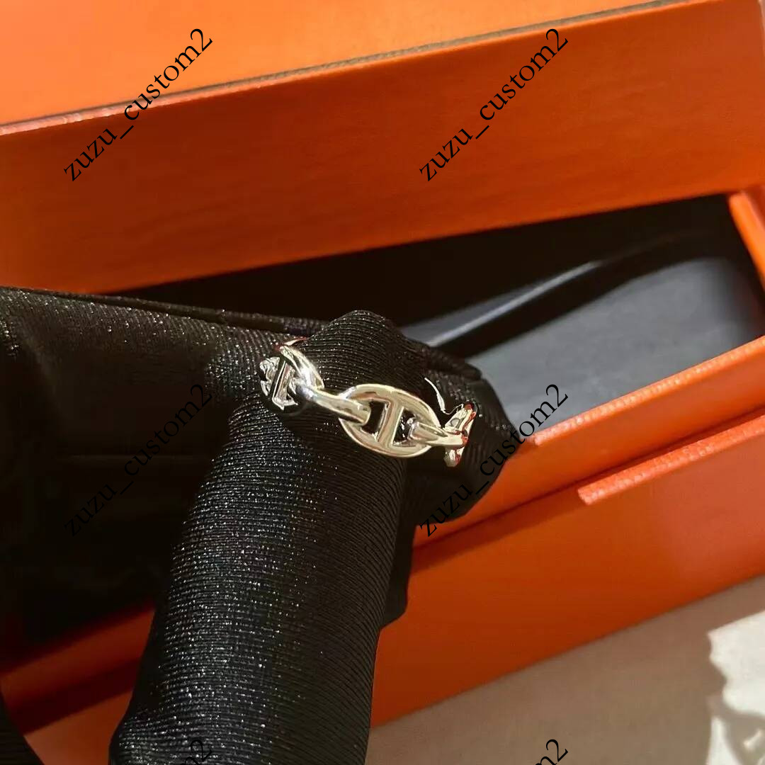 Luxurys Band Rings Brand Designer high Quality S925 Sterling Silver Pink Nose Round CIrcle Hollow Ring For Women Jewelry Party Gift With box