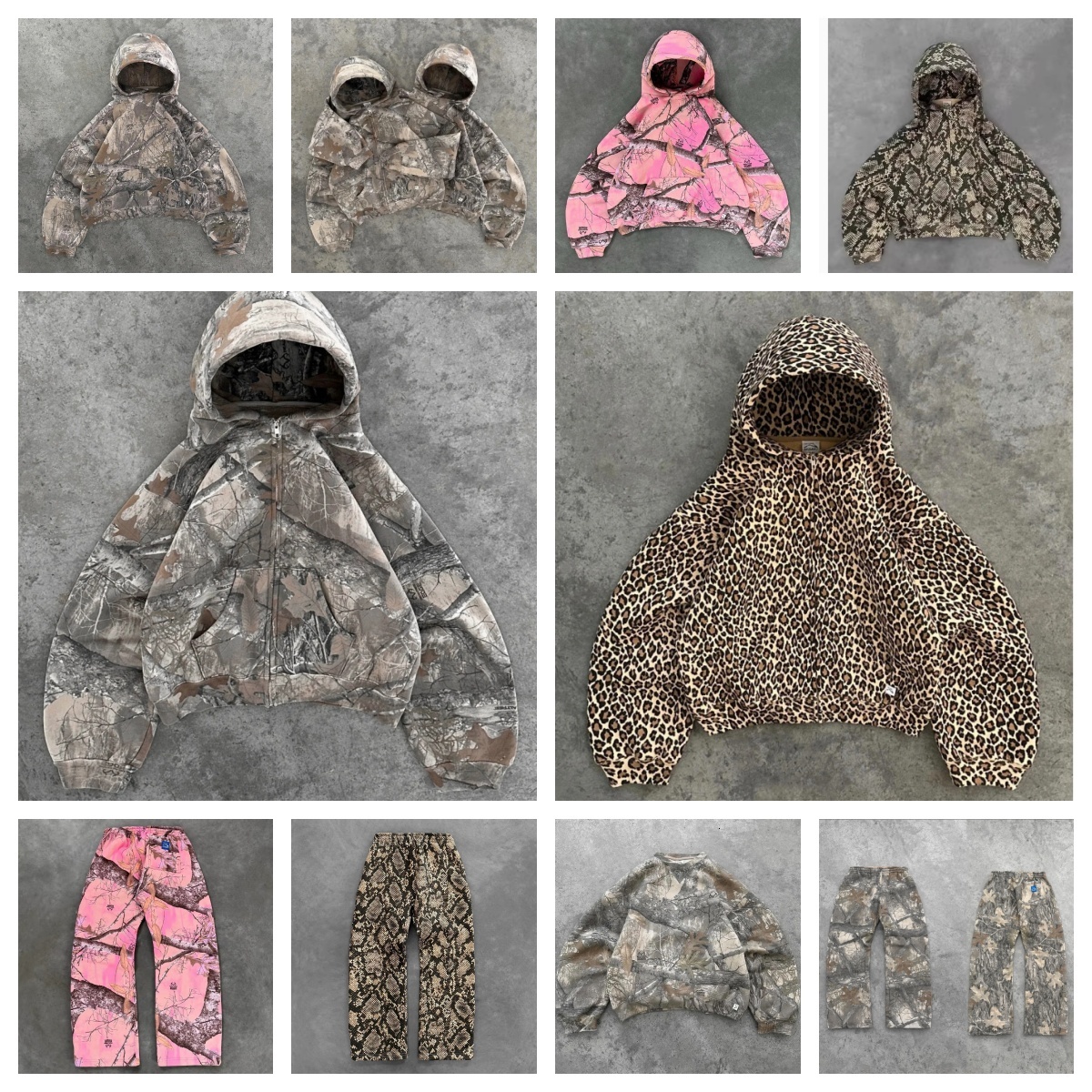 designer Sitka jacket mens Retro hip-hop zip-up pullover sweatshirt Hudson mens Camo Waterproof and Warm Hunting Loose Fit coat overalls camouflage
