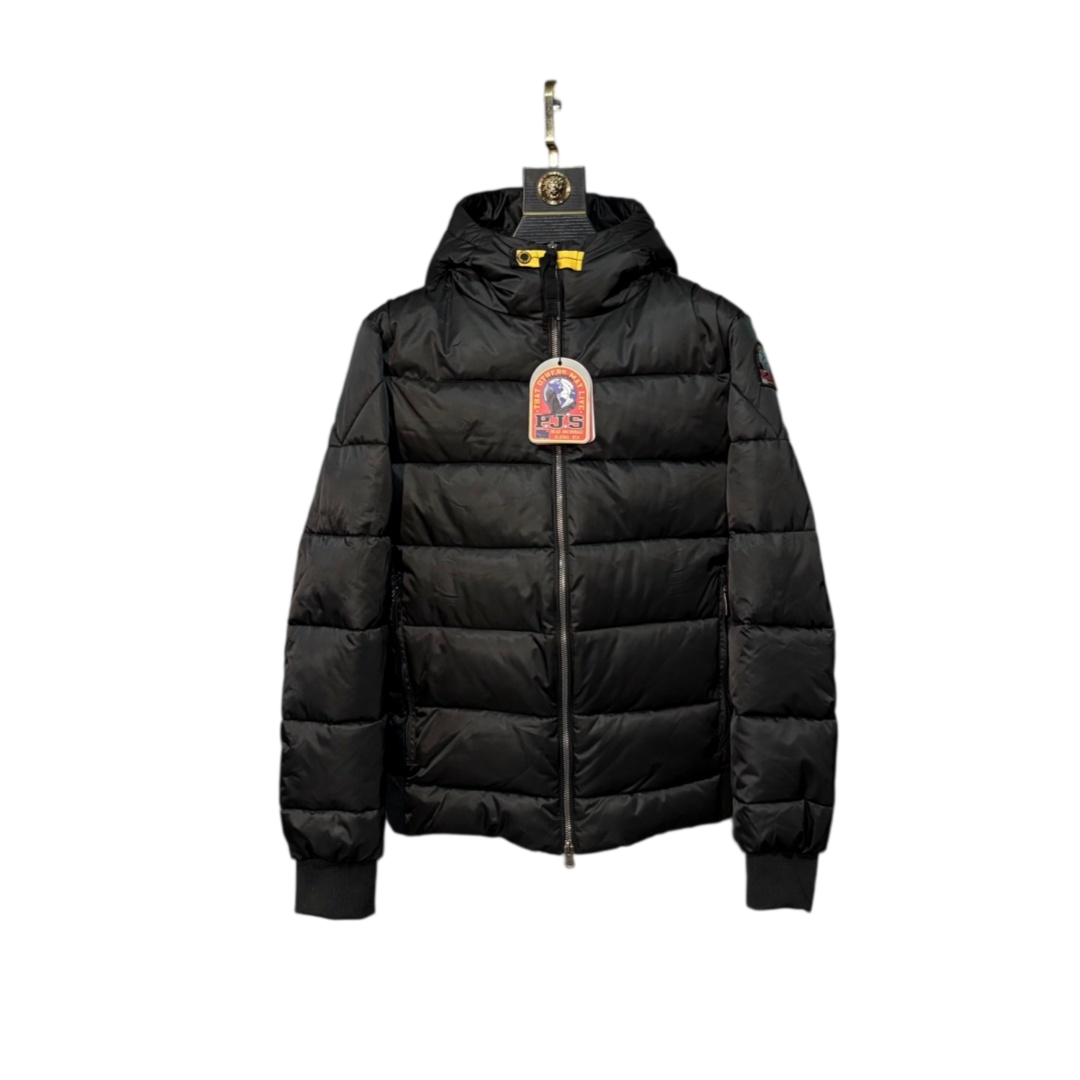 Men's Pharrell Hooded Puffer Down Jacket Black Winter Coat with Brand Sleeve Badge jacket mens coat puffer jacket men designer PJS doudoune hom