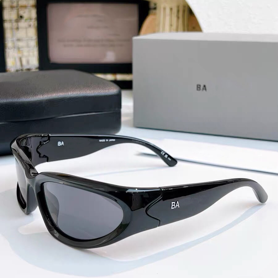 Designer Sunglasses for Women Men luxury sunglasses Oval Wraparound Outdoor Shades Fashion Senior Eyeswear Frame Vintage Sun Glasses Glossy UV Prote