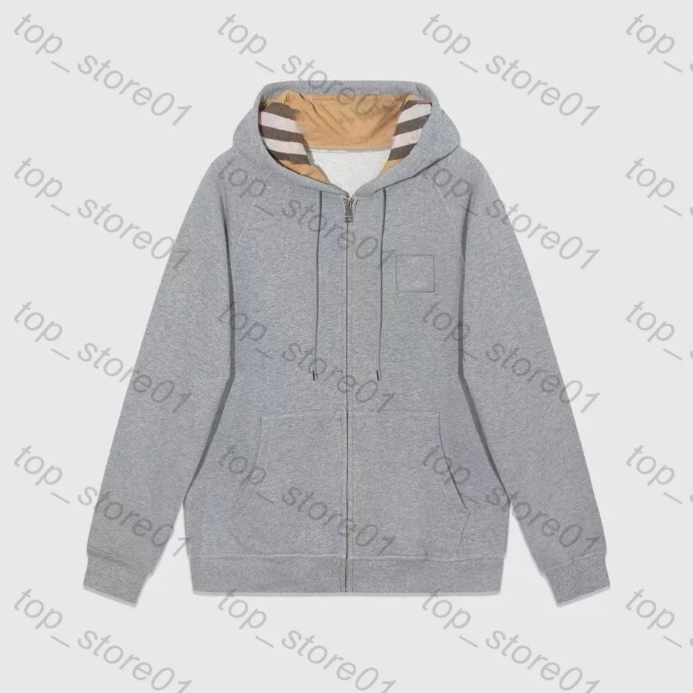 New Designer Hoodies Embroidered Horse Pattern Hooded Pullover Spring Autumn Mens Womens Zipper Sweater Jackets