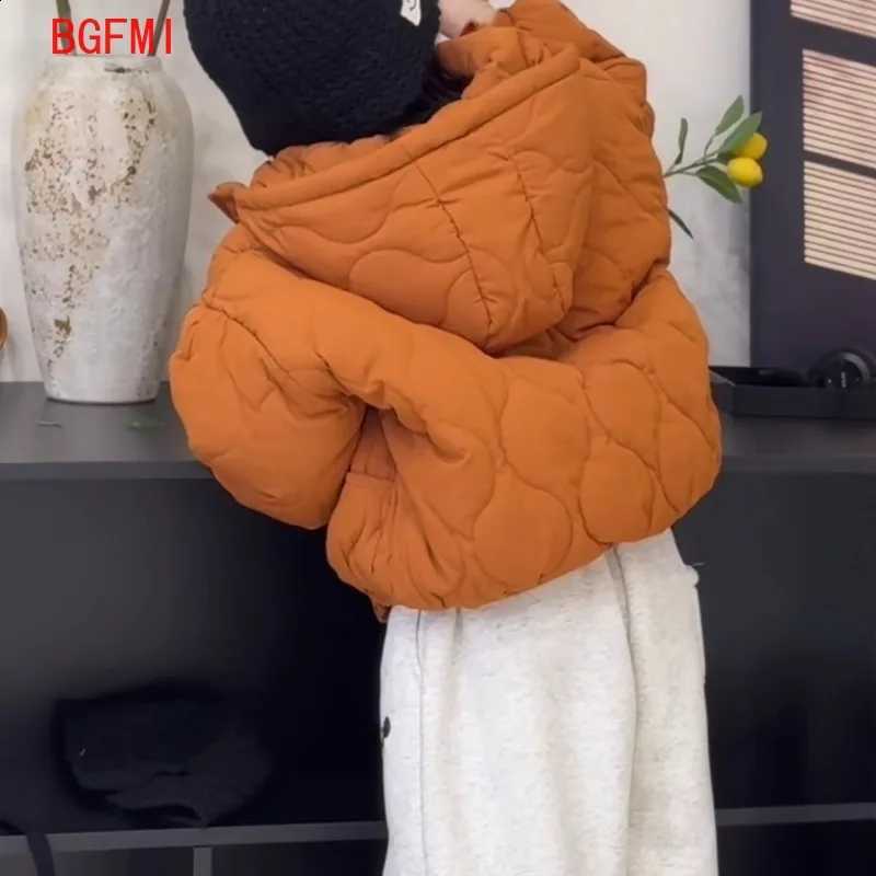 for Cotton Clothes New Winter Korean Girl's Hooded Bread Topcoat Children's Cotton Padded Jacket with Fleece Lining for Warmth J260917