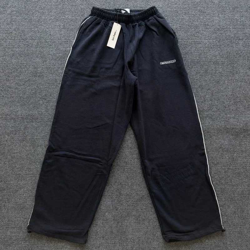 Iets-Frans Women Men Wide Leg Sweatpants High Waisted Baggy Flared Pants Revive Cargo Jogger Daily Wear Loose Sports Pants Q260917