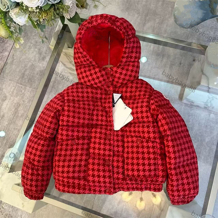 Winter kids Brand Down jacket Quality Fashion Children's Boys Girls Jacket Designer Down jacket Fashion warm windproof jacket Sport coat size 1
