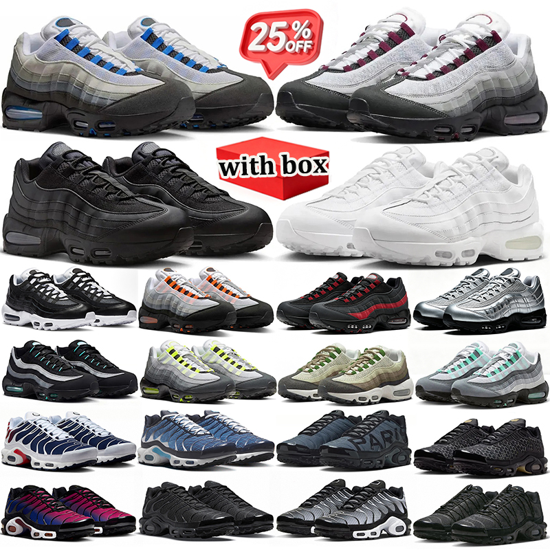with box 95 95s shoes designer unisex sneakers tns men women street trend durable trainers outdoor comfortable sports shoe
