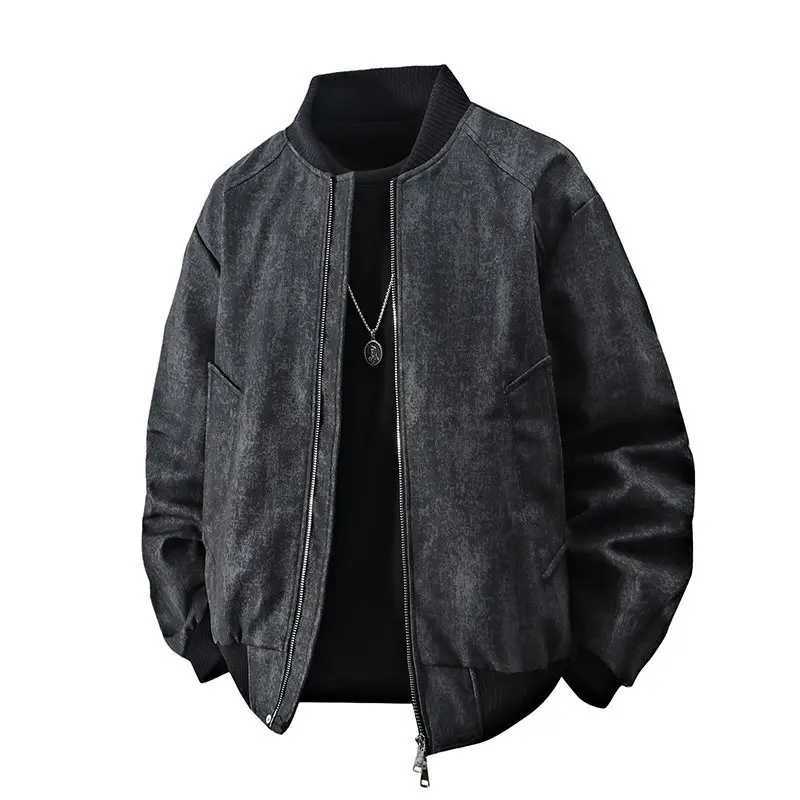 New Spring Autumn Unisex Outdoor Sports Jacket Loose Casual Hooded Coat Men's Women's Wearable Lightweight Wool Blend S26091743GU