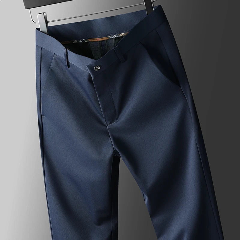 Four-Way Stretch Business Casual Pants for Men Spring/Autumn Dress Pants Men's Trousers Formal Pants Casual Elastic Dress Pa 260917