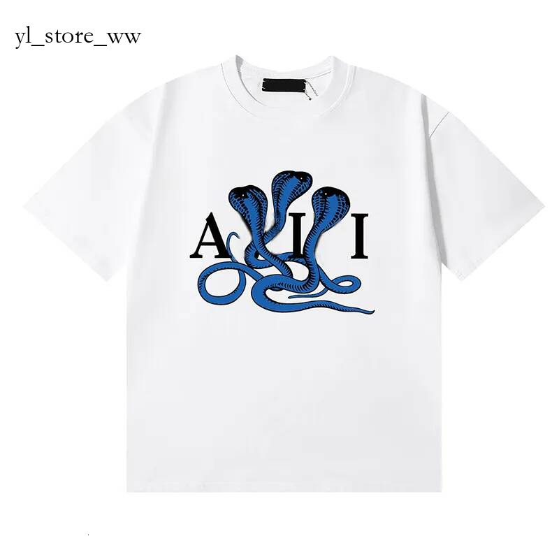 Amiritee Shirt Men's Fashion Style Cotton Amirim T Shirt Vintage Designer Casual Short Sleeve Tops Graphic Tee Clothing Luxury Streetwear Miria