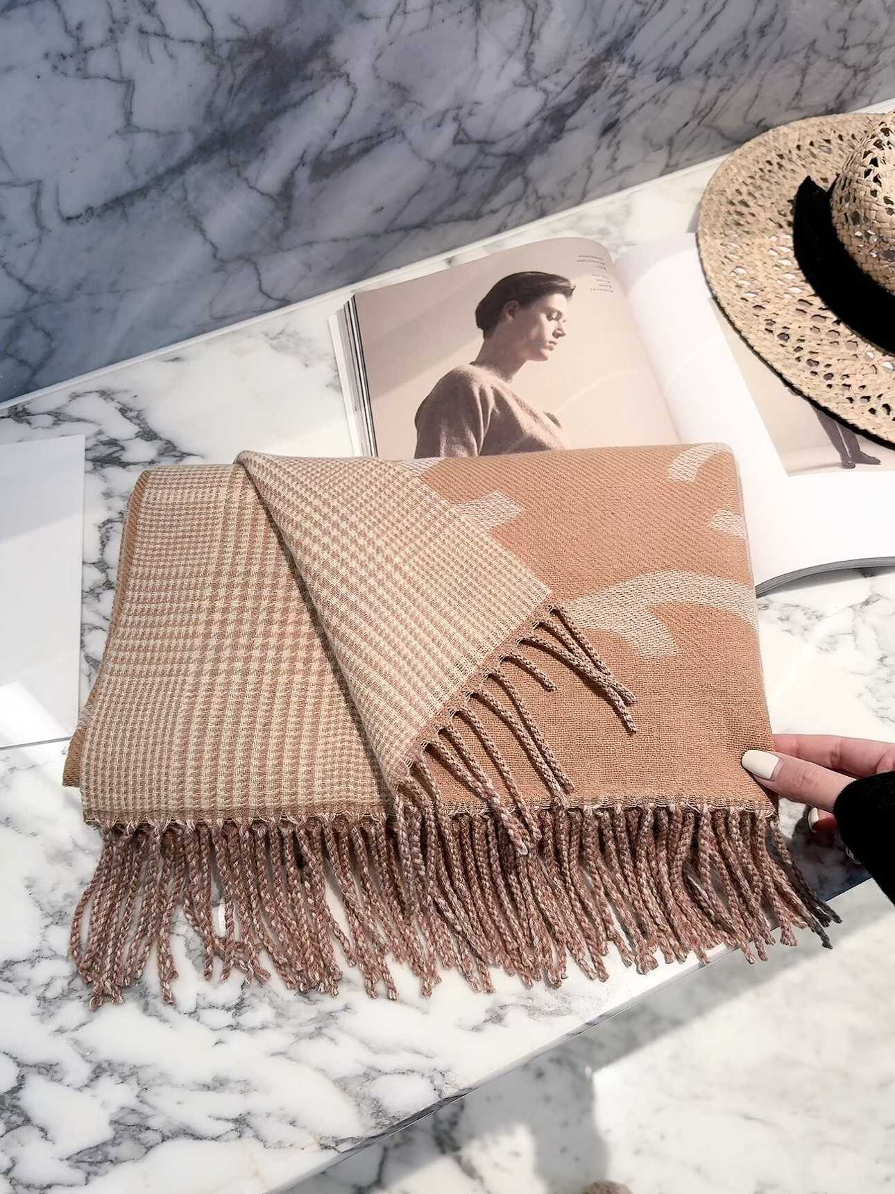 Plaid 2026 Women Man Scarf % Cashmere Scarves For Winter Warm Womens and mens Long Wraps Size 180x30cm Ao115616 S260917PXJ5