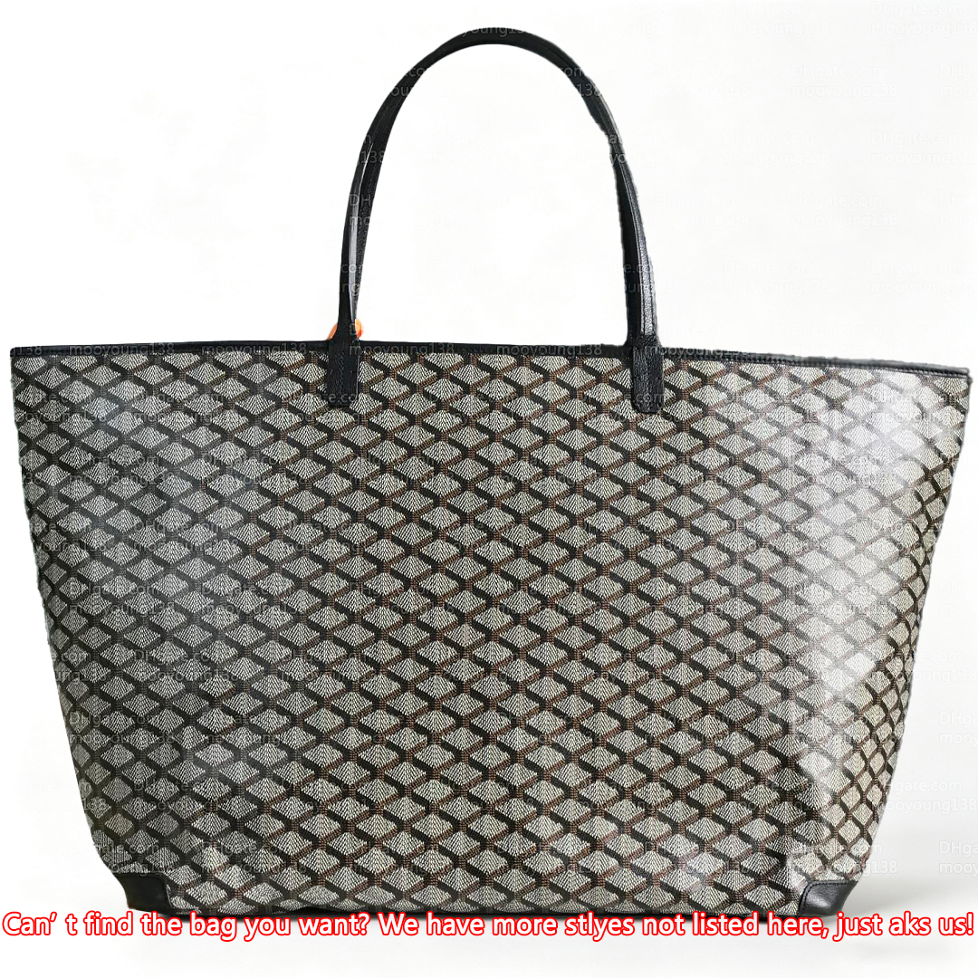 12A Premium Mirror Quality Designer Artois Bag 68cm Large Capacity Handbags for Women Canvas Cowhide Leather Shoulder Bag Black Tote Bag Sac Purse 0