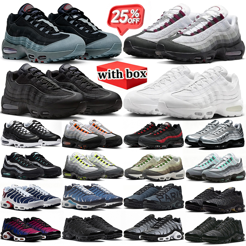 with box 95 95s shoes designer sneakers tns plus men women chaussure durable trainers outdoor non-slip outsole sports shoe