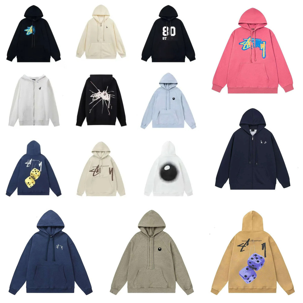 Men's designer casual sweatshirt retro printed hooded sweatshirt fashionable street style loose sweatshirt autumn and winter couple pullover si