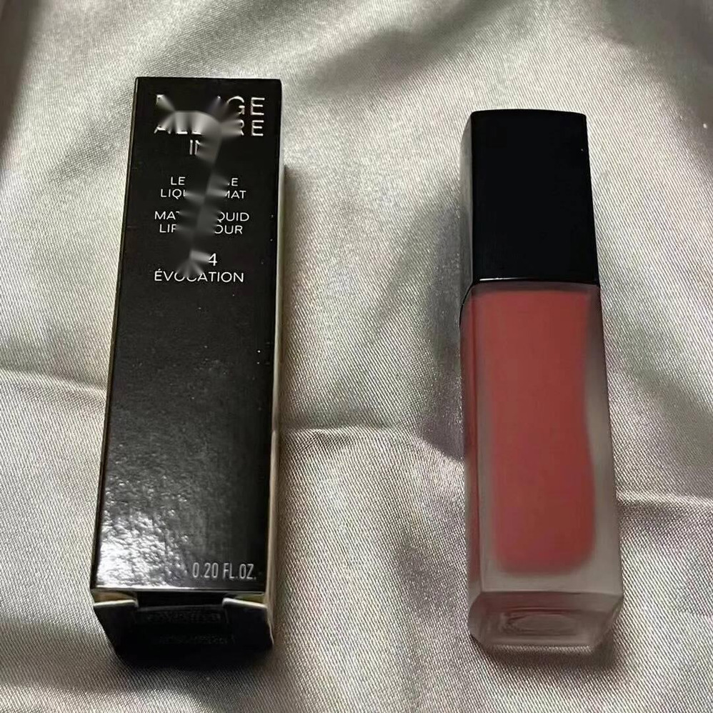maquillaje Luxury Liquid Matte Gloss Colour 5 5Ml Lipcolour Lipstick Makeup Moisturizing Lip Cosmetic Waterproof 33Colors Free Shipping 002