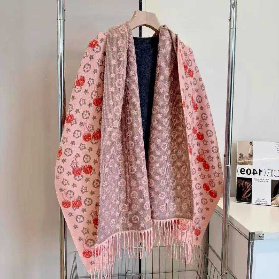 Cherry New Stars Cashmere Shawl Winter Long Warm Scarves Soft Comfort Wraps Spring Autumn Poncho Women Neckerchief S260917G23P