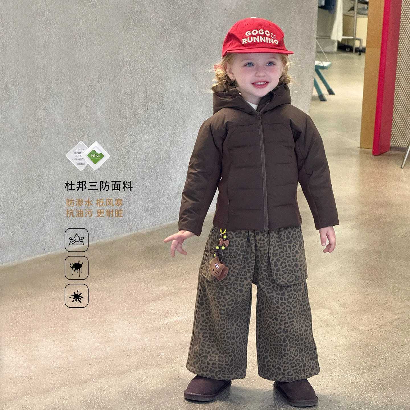 Kids 2025 New Autumn Fashion Clothing Kids Down Jacket Winter Clothing Fashionable Girls Coats Baby Girl Clothes Boutique J260917
