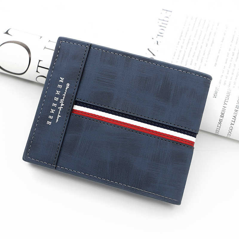 Short Slim Men's Wallet - High-Quality PU Leather Holder with Coin Pocket Small Compact Male Purse for Daily UseT260917