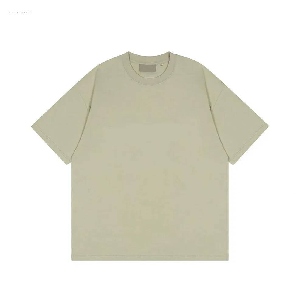 Designer essentailsshorts t shirt man essentalls Tshirt Tops t Shirts Chest Letter Laminated Print Short Sleeve High Street Loose Breathable Casual