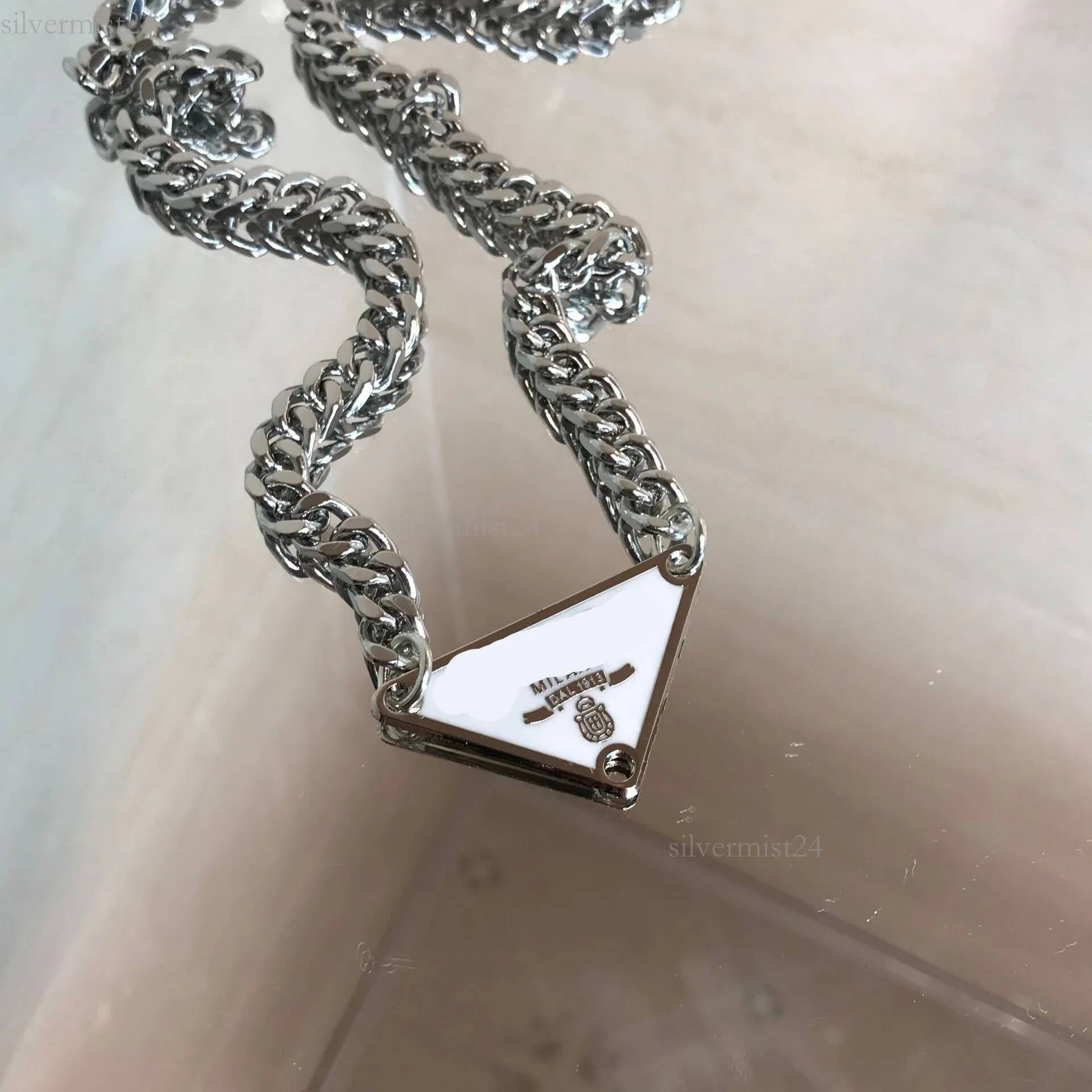 triangle necklace mens chains luxury necklaces for women men gold chain pendants necklaces designer jewelry Stainless Steel charm wedding party 3cf