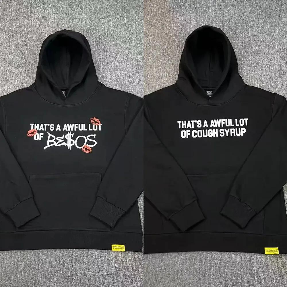A Thats Awful Lot of Caugh Syrup Sweat à capuche Designer Sweats à capuche pour hommes Strt Slved High Quty Casual Coton Loisirs Hommes Sweatshir