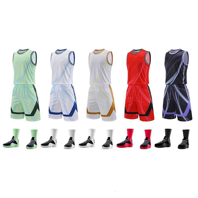 Manufacturer's gradient unisex mesh basketball jersey, sports suit, cross-border sleeveless design, customizable with printed text d4