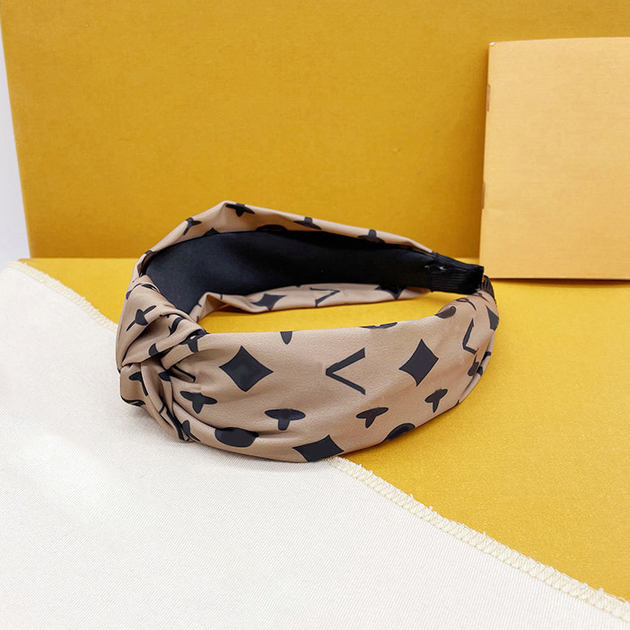 Luxe Impression Bandeaux Pour Femmes Fille Élastique Sport Fitness Bandeau Tête Wrap Lettres Queues De Poney Titulaire Cheveux Bandes De Caoutcho