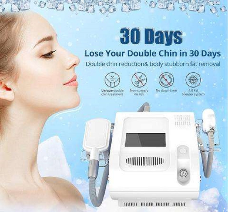 2022 Double Chin Vacuum Fat Freezing Body Slimming Freeze Machine