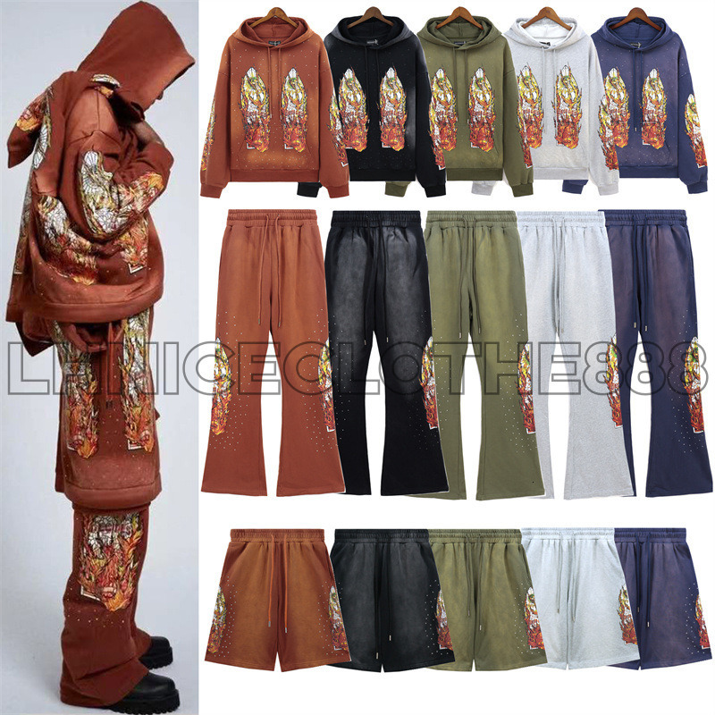 who decides war Hoodie Mens Designer Branded Pants Pullover Luxury Autumn Winter High Quality Embrodiery Y2k Street Long Sleeve Hoody Hip Hop Pants