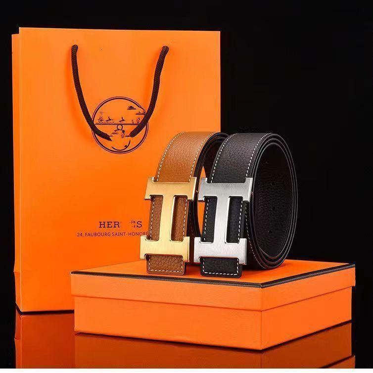Lychee 3.5cm Men's Leather Belt, Stylish and Elegant, Lettered, Trendy Korean Style, Handsome Waist Belt