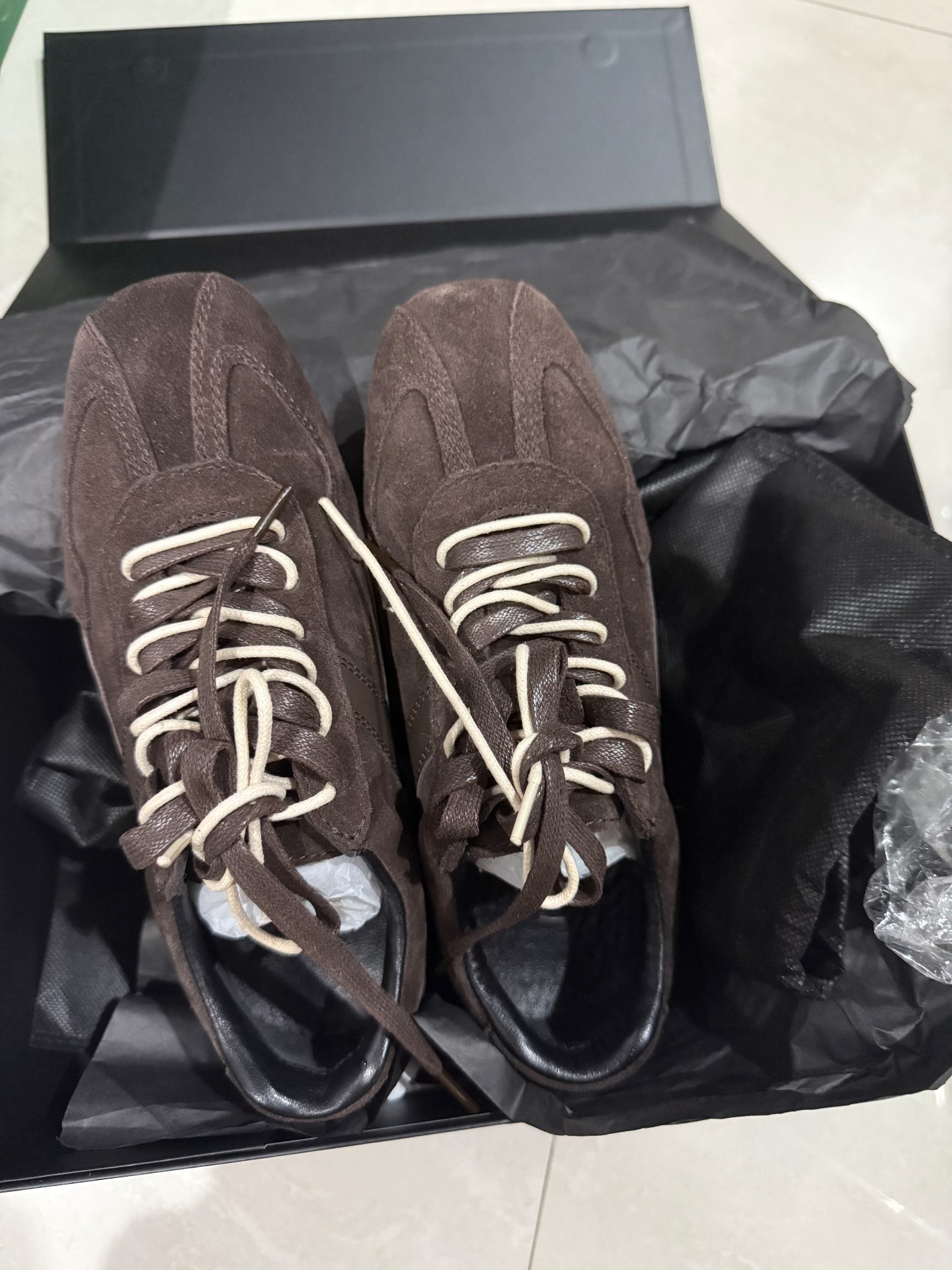 Designer Luxury Shoe Men Women Sneaker Trainer Suede Brown Retro Low Autumn Classic Travel Daily Sport Tennis Walking Skate Autumn Street Daily Clas