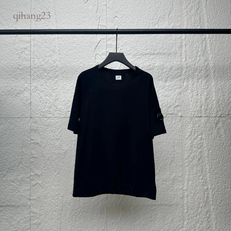 CP Shirt Men Designer T Shirts Round Neck Cotton Casual Loose Pullover Short Sleeved Half T-Shirt C.P Badge Functional Outdoor Sports Top Simple Cpl