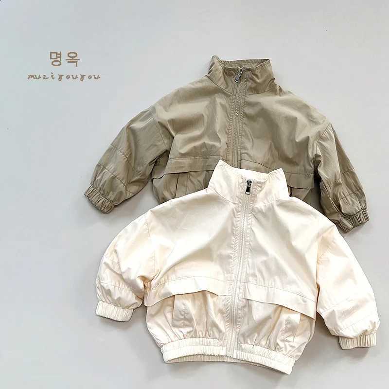 Coat Spring Boys' and Autumn New Girls' Japanese and Korean Coat Children's Baby Personalized Cardigan Top Children's ClothingT2