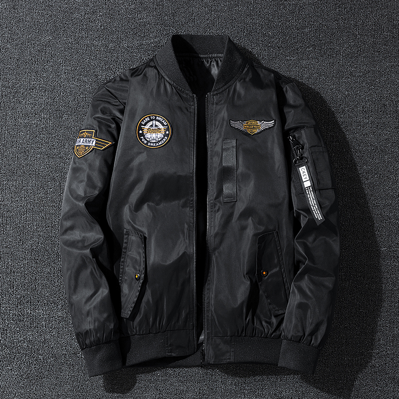Men's Outerwear Air Force Jacket MA1 Autumn/Winter Trendy Double-sided Lightweight Plus-size Baseball Coat 26Y0917